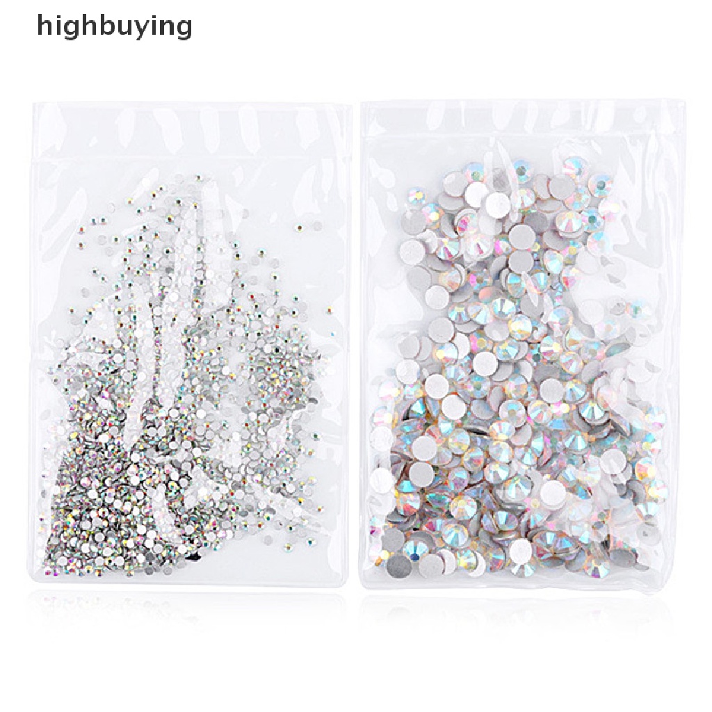 Hbid 1440pcs Berlian Imitasi Glitter 3D Untuk Dekorasi Nail Art DIY
