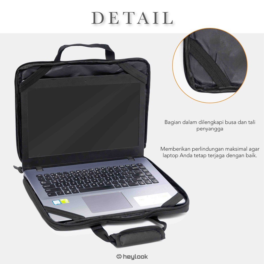 TAS LAPTOP JINJING 13&quot; 14&quot; 15&quot; CASE COVER LAPTOP COVER MACBOOK ASUS ACER HP DELL SAMSUNG TOSHIBA PELINDUNG LAPTOP