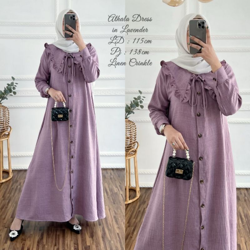 ATHALA DRESS MAXY CRINGKEL AIRFLOW