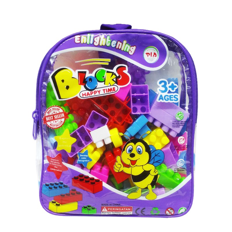 Lego Block Happy Time Tas Anak