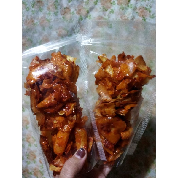 

(TERMURAH) KRIPIK PEDAS LENGKET BERAT 100GR