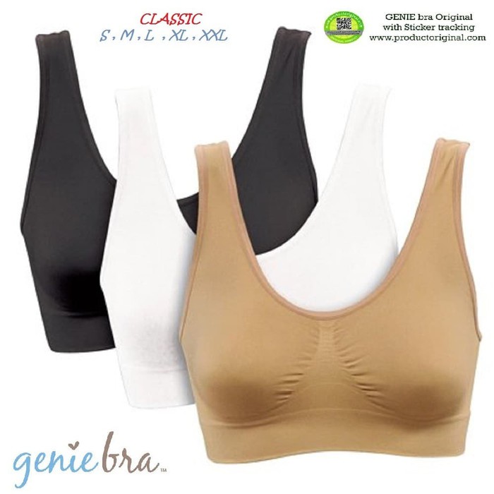 Genie Bra Set Pakaian Dalam Bra Tanpa Kawat Bra Wanita Bh Tanpa Kawat Bh wanita Sport Bra import A2