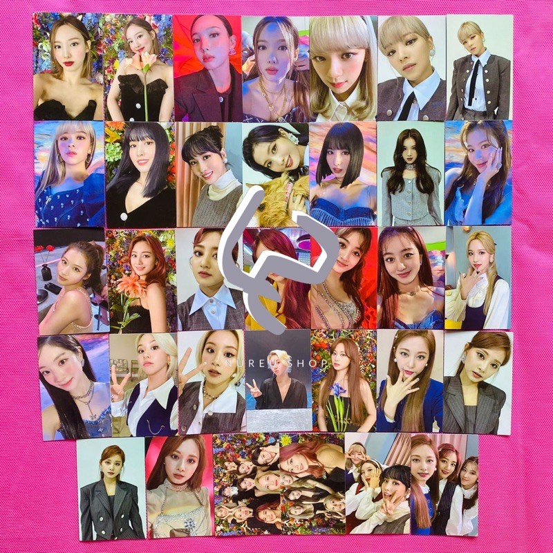 TWICE - Eyes Wide Open (Photocard: Nayeon Jeongyeon Momo Sana Jihyo Mina Dahyun Chaeyoung Tzuyu)