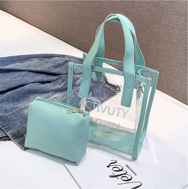 Fashion Tas Selempang Transparan Activuty Bag In Handbag Untuk Wanita