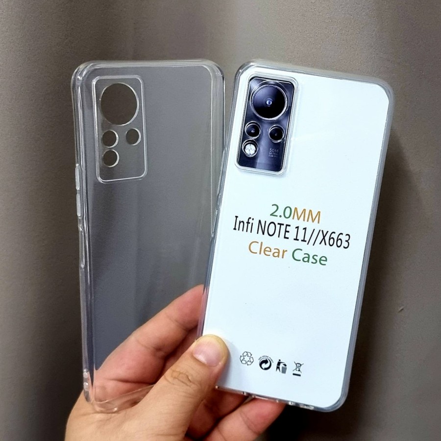 INFINIX NOTE 11 NOTE 11 PRO NOTE 11S CASE HD BENING 2.0mm SILIKON CLEAR SOFTCASE TPU TRANSPARAN CASING COVER PROTECT CAMERA PELINDUNG KAMERA