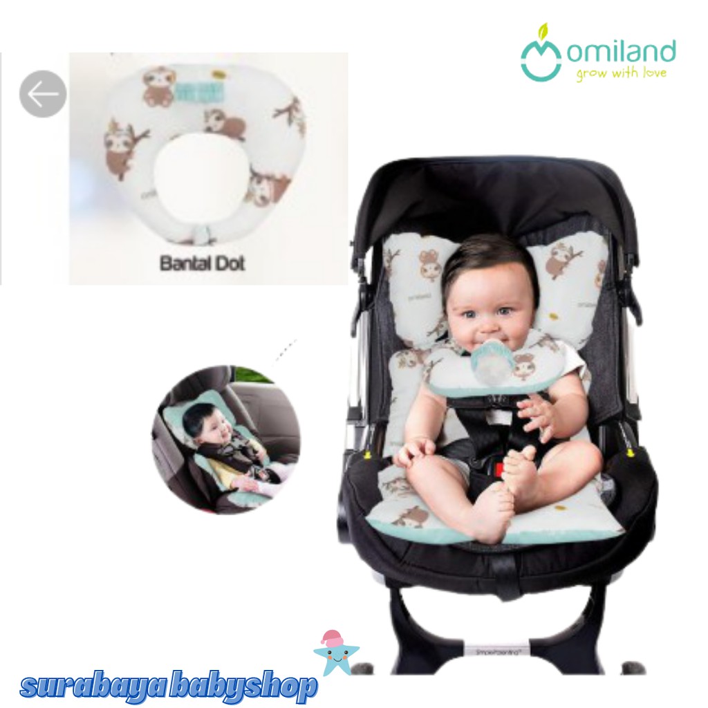 ALAS STROLLER  BAYI + BANTAL DOT / PAD + BANTAL DOT / + BANTAL PEANG SLOTH SERIES OMILAND OB391512