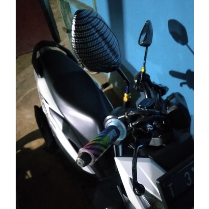 Spion Carbon Beat twotone Motor Honda Beat FI Vario Scoopy Spacy Supra 125 Revo Sonic CB 150R