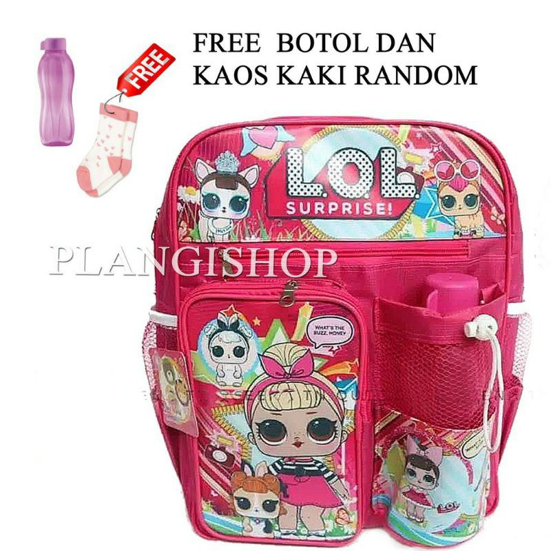 tas lol gratis botol dan kaos kaki