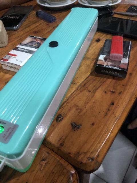 Lesindo Mesin Vacuum Sealer Alat Pres Vacum Sedot Udara Angin Plastik Kemasan