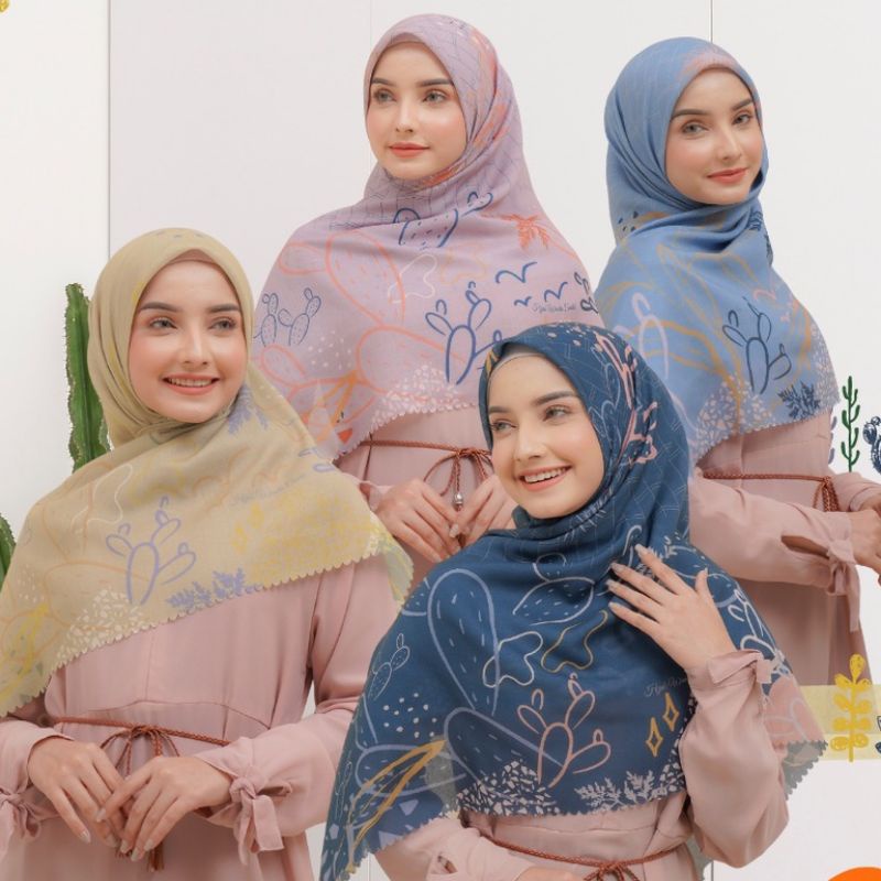 HWC Hijab wanita cantik_ segiempat sahara scarf