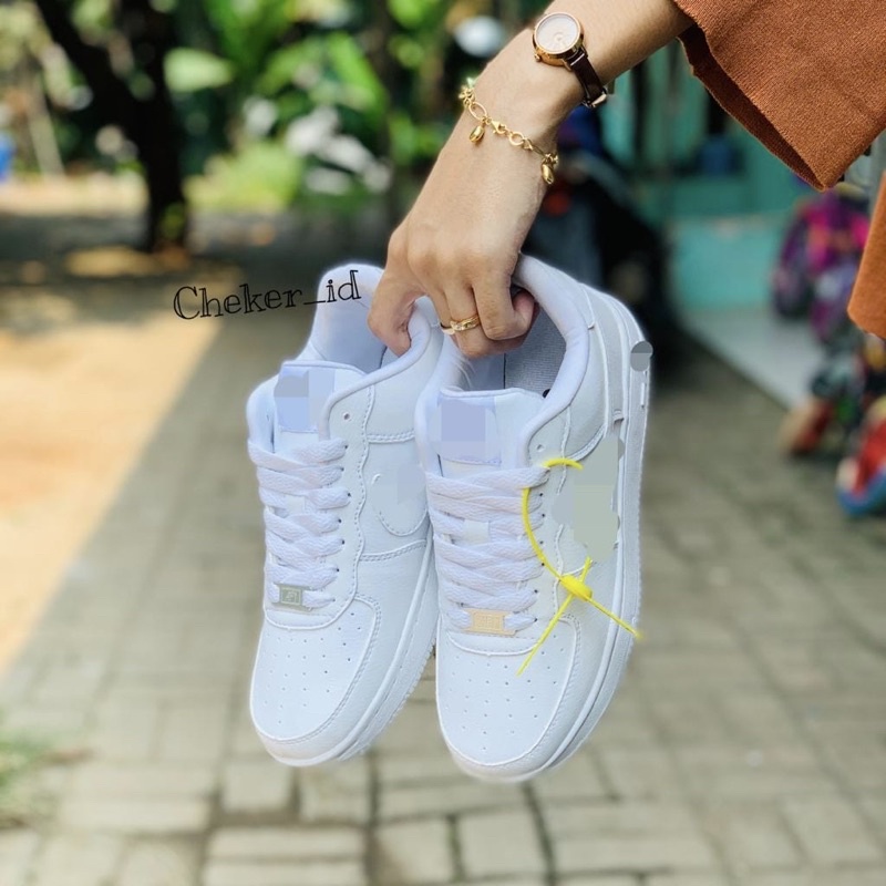 SEPATU PRIA DAN WANITA FULL WHITE PREMIUM SNEAKERS PRIA &amp; WANITA PUTIH POLOS TERLARIS GAYA MASA KINI SEPATU PUTIH ORIGINAL 100%