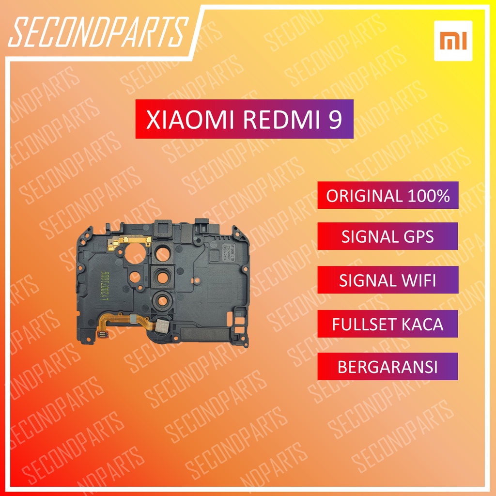 COVER TUTUP MESIN ATAS FULLSET FINGER PRINT PENGUAT WIFI &amp; GPS XIAOMI REDMI 9 ORIGINAL COPOTAN