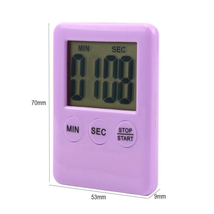 Kitchen Cooking Timer Digital LCD ALARM Magnetic Stopwatch *DS14