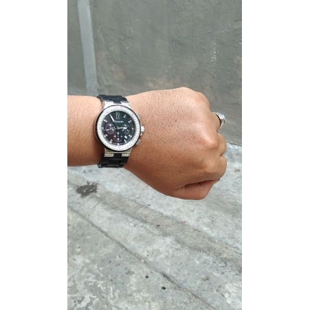 jam tangan bvlgari chronograph second bekas bukan ori ya