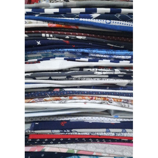 perca katun jepang mix lokal kiloan