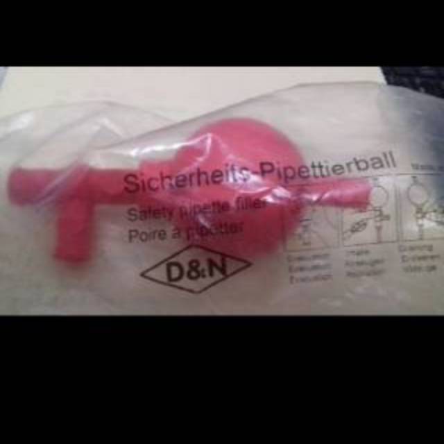 Pipet Filler Longer. D&N Germany. Bola Pipet. Pipette Filler