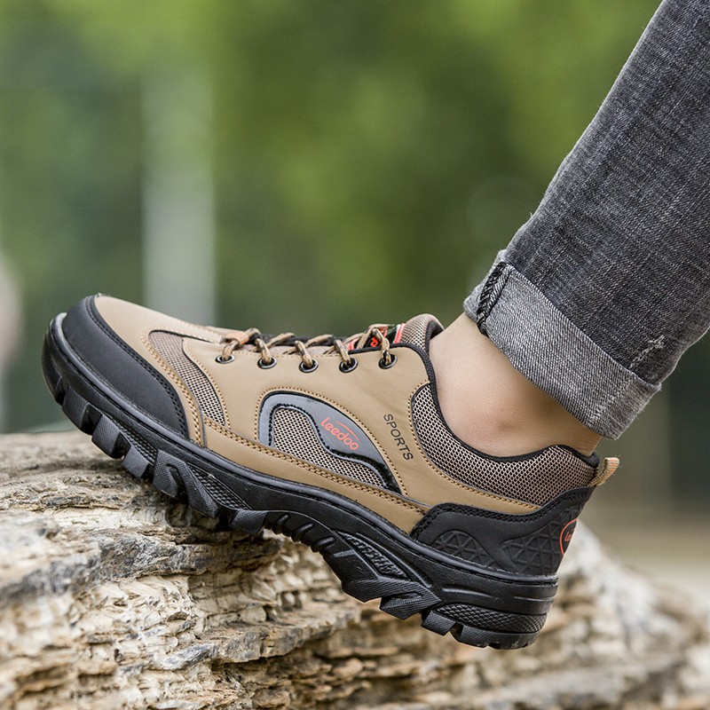 Mainland Sepatu Gunung Hiking Pria Casual Sneakers Olahraga Outdoor Tahan Air MH204