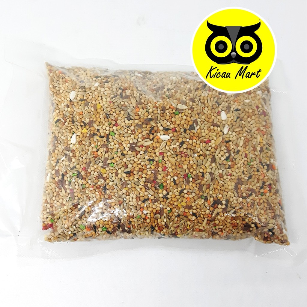 PAKAN MAKANAN HARIAN BURUNG LOVEBIRD BIJI MILET VHENOM MIX SEEDS DAILY FOOD UNIQUE 300 GRAM VHEMLB30