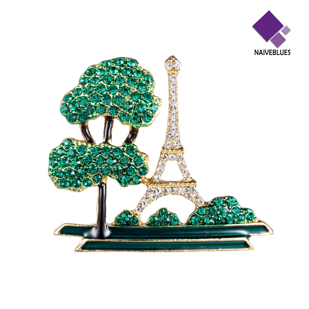 Bros Pin Desain Pohon Menara Eiffel Untuk Wanita