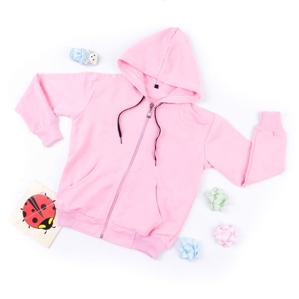 KID'S SONY Zipper || Jaket Hoodie Zipper ANAK II Sweater Polos Anak II 17 PILIHAN WARNA SZ S-M-LXL