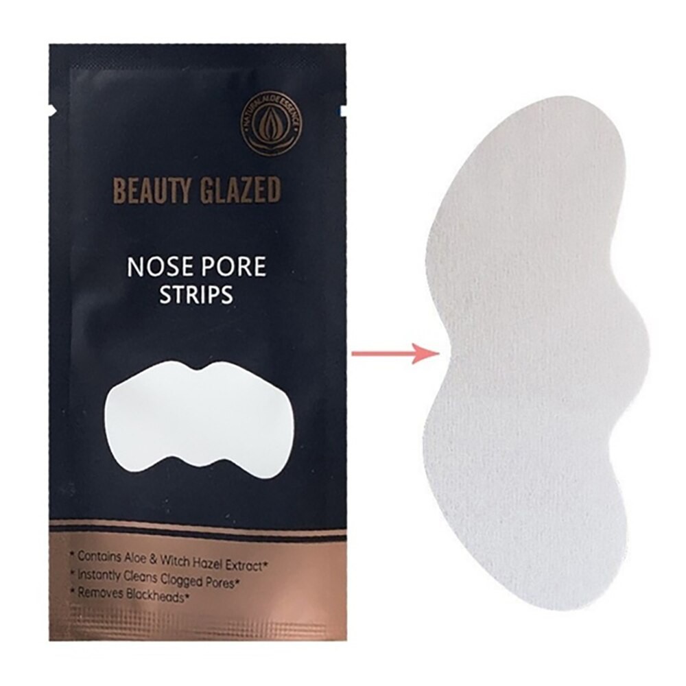 Beauty Glazed Nose Pore Strips Blackhead Remover Pembersih Komedo Pengangkat Komedo