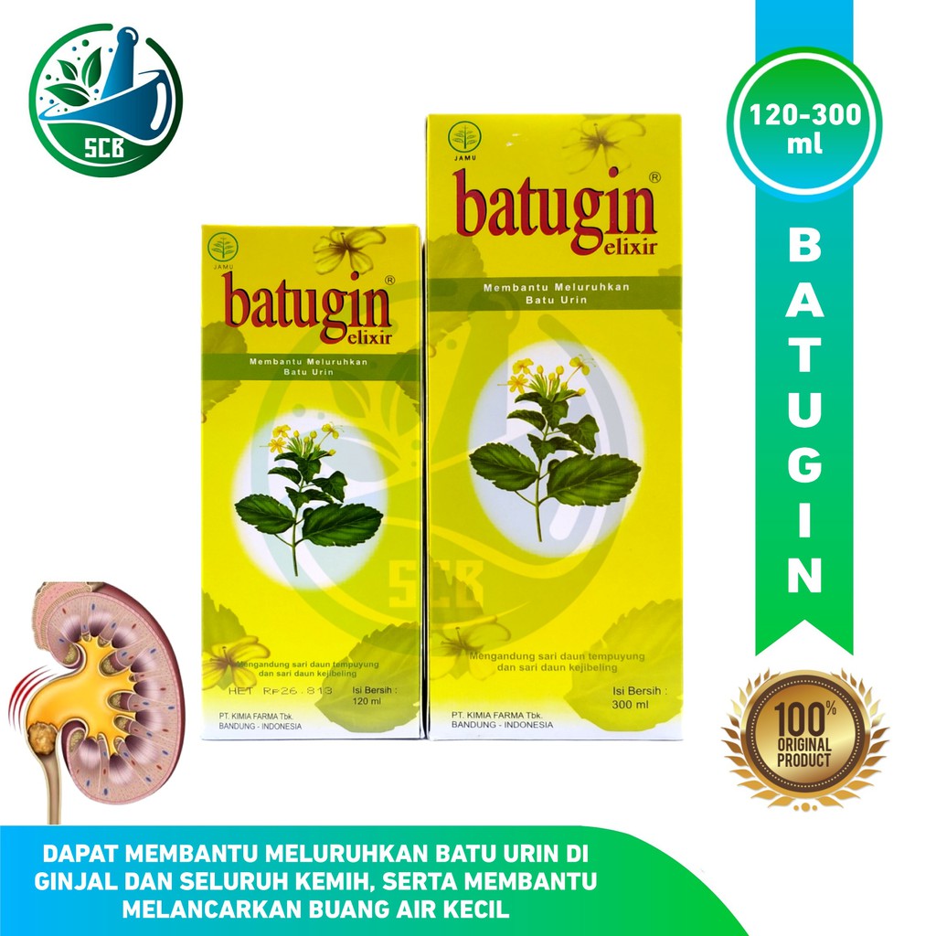 Batugin Elixir - Obat Peluruh Batu Ginjal