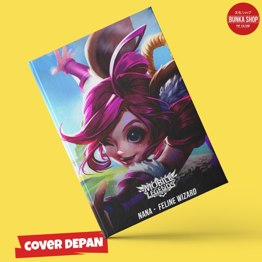 

Note Book Game Mobile Legends Nana Feline Wizard Hardcover A5 Buku Tulis Catatan Murah