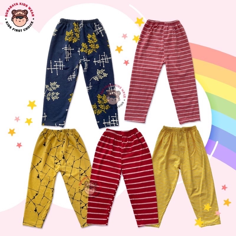 Celana Panjang Anak Motif Bahan Kain