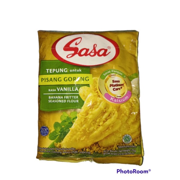 

sasa tepung pisang goreng vanilla (70 gr)| tepung pisang goreng | tepung pisang krispi
