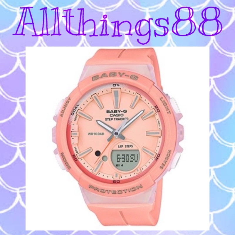 Jam Tangan Wanita CASIO BABY-G BGS-100-4A BGS100 Step Tracker ORIGINAL Garansi Resmi Pink