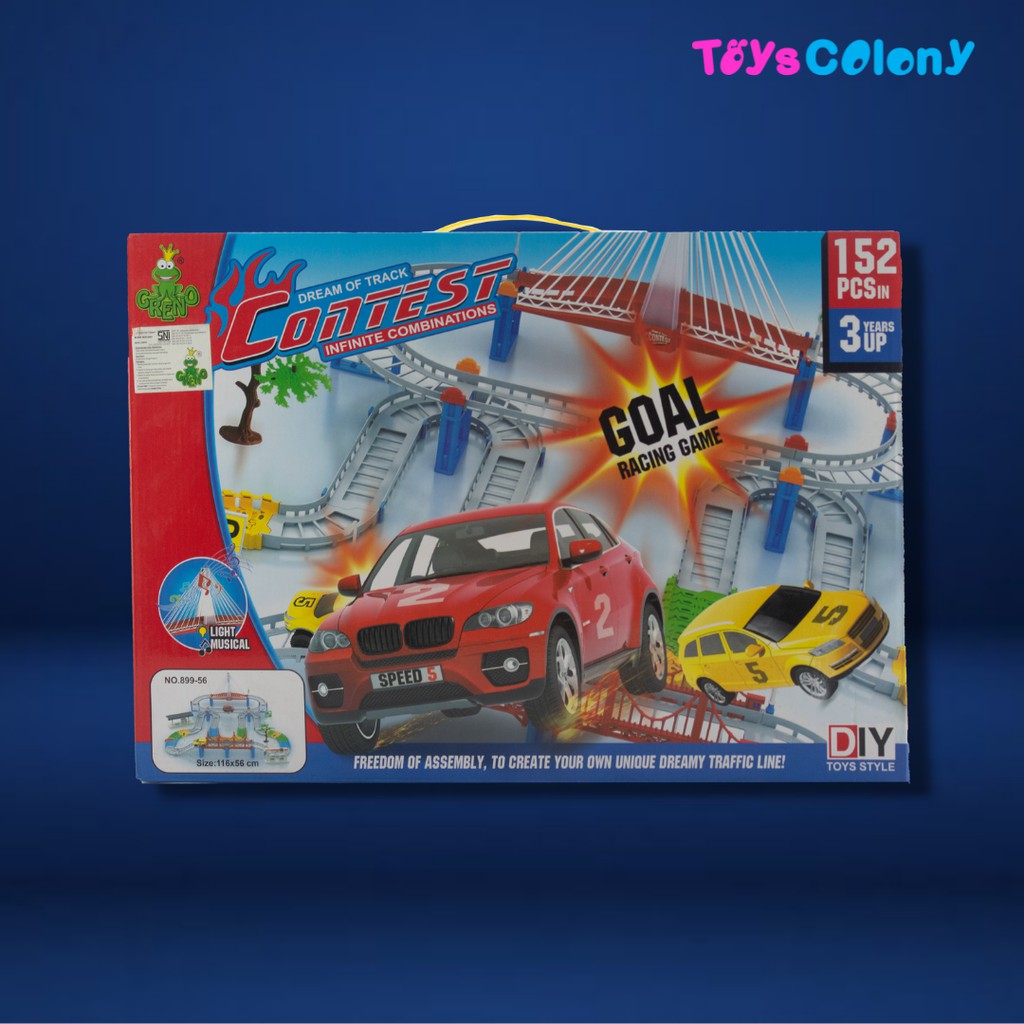 Dream Of Track Car Contest Play Set 152Pcs 899-56