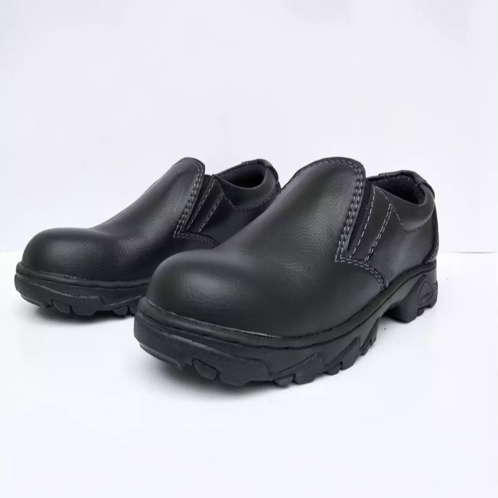 Sepatu Safety King Kickers SKN Original Asli Murah TNI POLRI PDH PDL KITCHEN BENGKEL Ujung Besi Sepatu Safety Slip On Anti Licin