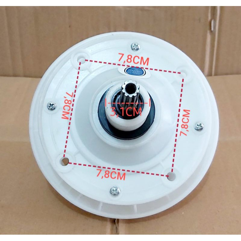 GEARBOX MESIN CUCI GERIGI 10 AS TANGGUNG / GEARBOX GERIGI 10 AS SEDANG