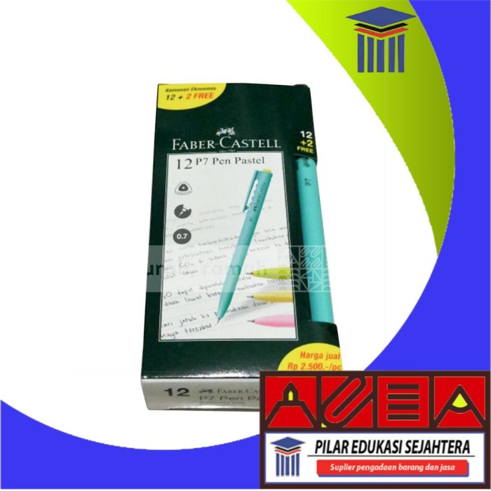 

PULPEN | BOLPEN FABER CASTELL P7 PASTEL (1 PAK) MURAH