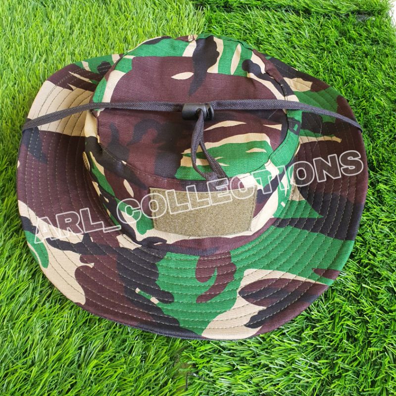 topi rimba loreng malvinas tni premium/topi lapangan army velcro