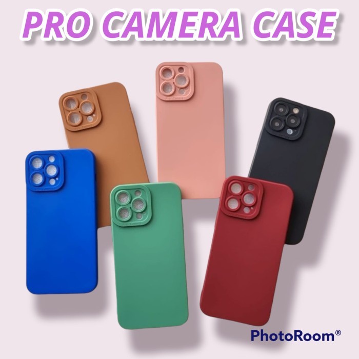 SoftCase Pro Camera Vivo Y16/Y22 Y22S/Y35/V25/V25 Pro Angel Eye Lens Protect Colorful &amp; Black