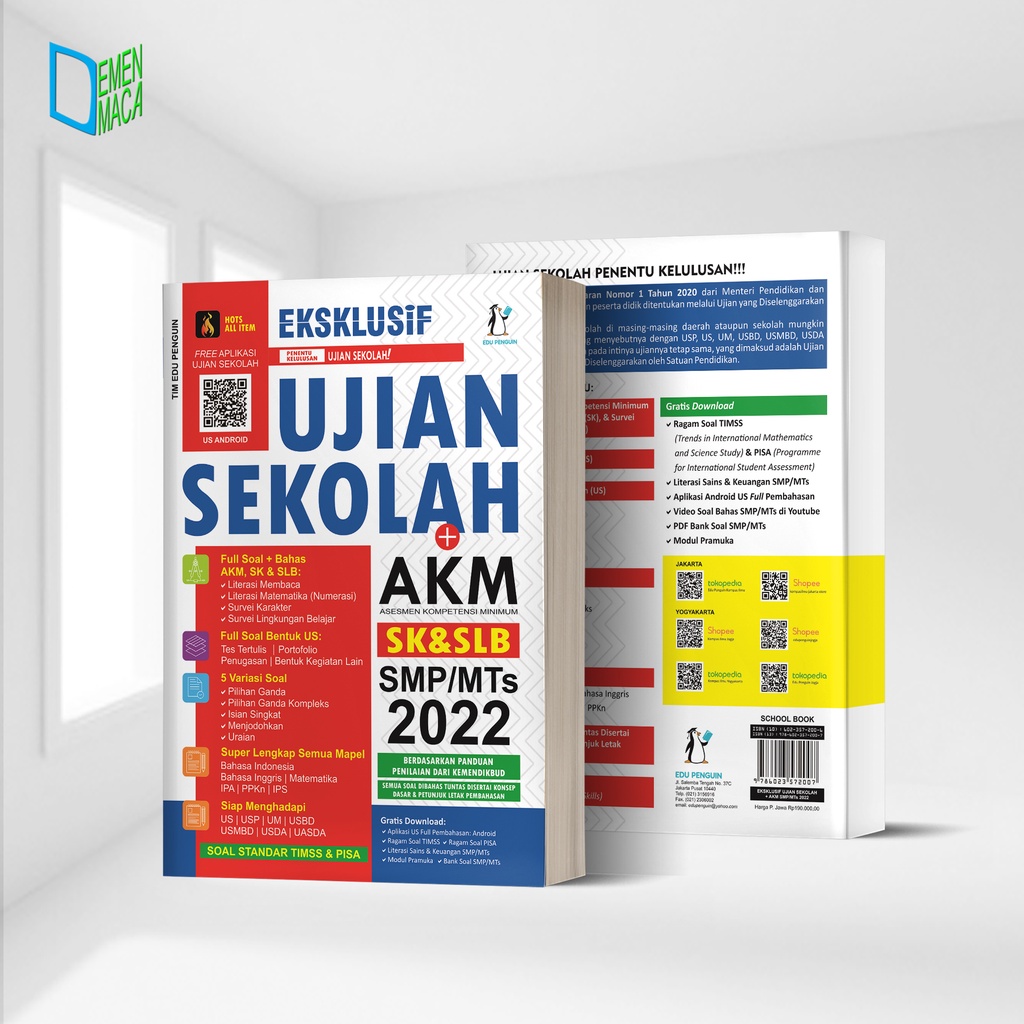 EKSKLUSIF UJIAN SEKOLAH + AKM SMP/MTs 2022