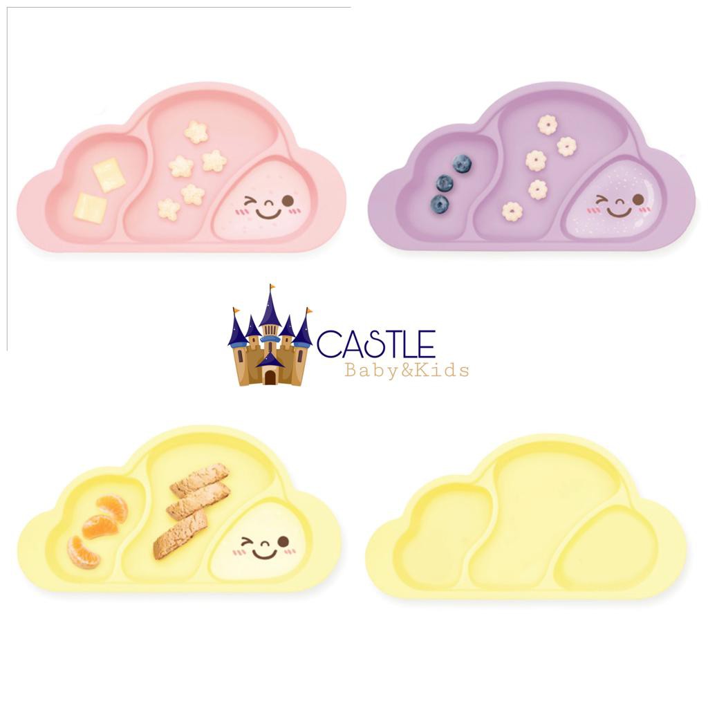 Castle - Gureumi Platter 3 Device Plate - Tempat Makan Anak Mothers Corn