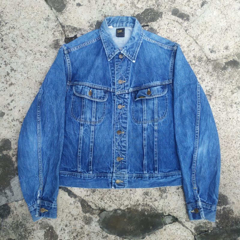 Jaket Denim Lee Rider Vintage 70s Union made in Usa Rare