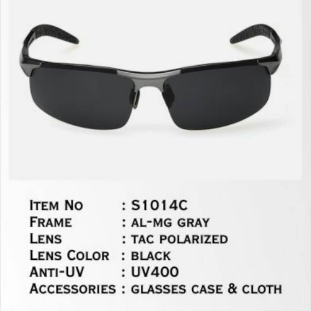 Kacamata Magnesium Polarized | Sunglasses S1014