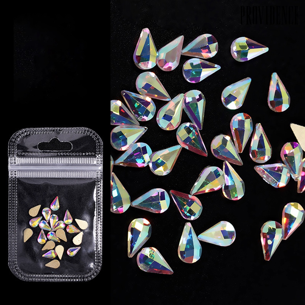 Providence 20Pcs/Pack Sequins Decor Delicate Nail Art Rhinestone 3D Nail Manicure Decal for Women