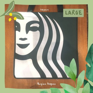 Tas Tumbler Starbucks (Tas Spunbound Starbucks / Reusable Bag Starbucks