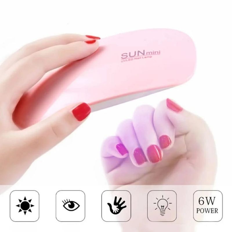 Pengering Kutek Mini G Manicure Pedicure UV LED Nail Dryer SUNmini