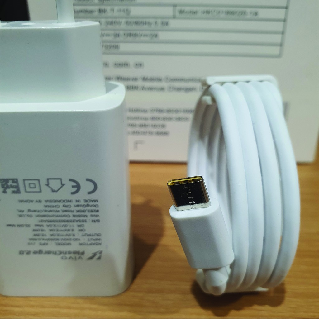 Charger Vivo Original 100% Fast Charging 9V-2A / Charger Vivo V11 V9 V7 V5 V5max V3max Y95 Y91 Y71