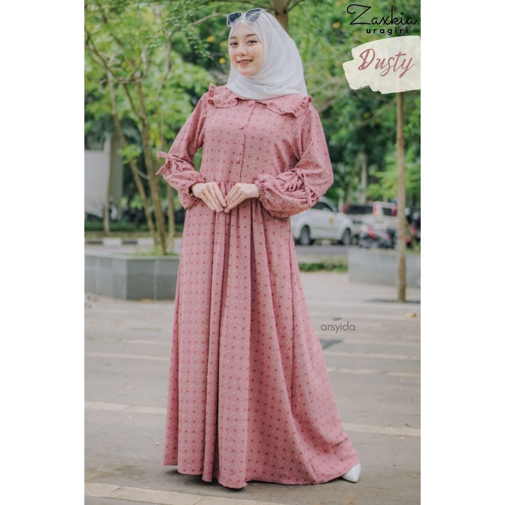 Gamis Crinkle Uragiri/ Gamis Crinkle Premium/ Gamis Crinkle Polka Mewah