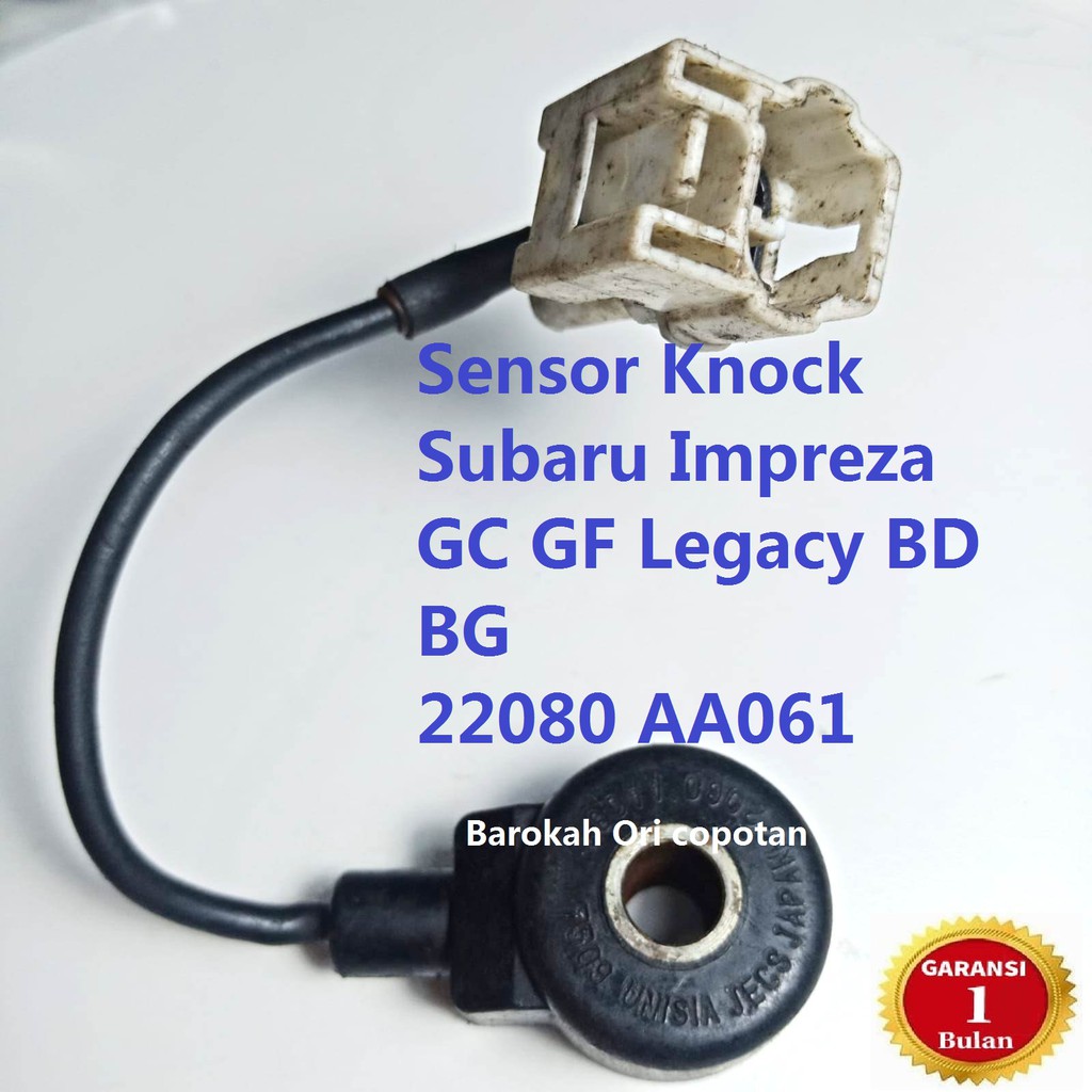 Sensor Knock knok 22080 AA061 Subaru Impreza GC GF Legacy BD BG 7507 Unisia Jecs Japan original asli ori copotan knocking