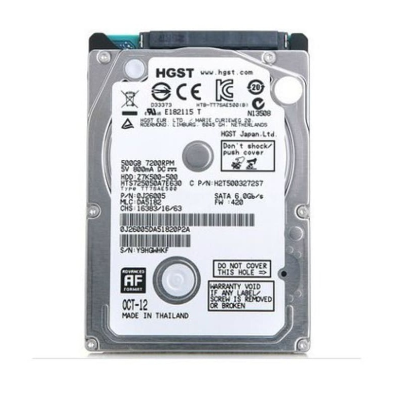 hardisk Laptop Hitachi HGST 500 GB 2.5 Slim