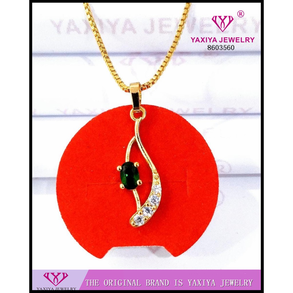 

Liontin Permata Perhiasan imitasi Gold 18k Yaxiya Jewelry 001