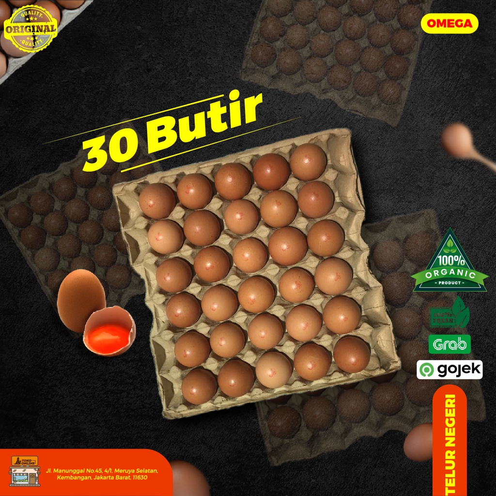 Telur OMEGA 30 Butir