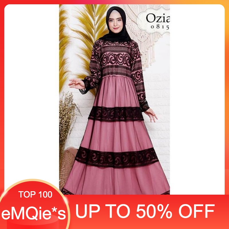 RANKSA BAJU GAMIS ABAYA REMAJA BRUKAT TILE HITAM TERLARIS MURAH RESELLER AGEN